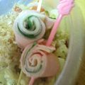 鬼嫁ちーちゃん's cooksnap of when they made キャラ弁おかずに♪　Ｗしそハム巻き.