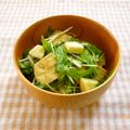 夏の記念日's cooksnap of when they made お揚げと水菜のほろうま和え.