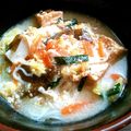ツインズ♀ママ's cooksnap of when they made 簡単温まる☆ゴマたっぷ中華風にゅうめん.