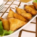 unappa's cooksnap of when they made 鯖味噌煮缶　de　サモサ風.