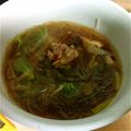 れんだん's cooksnap of when they made 身体ぽかぽか☆鶏と春雨の生姜スープ.