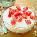 kajunjuna 's cooksnap of when they made 思い出の味♪簡単★ヨーグルトババロア★.
