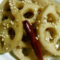 kazubo's cooksnap of when they made 厚切り蓮根の照り焼ききんぴら.