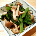 kazu3838's cooksnap of when they made 小松菜としめじの辛子和え.