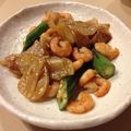はやと0602's cooksnap of when they made 海老じゃがオクラのガーリック醤油炒め.