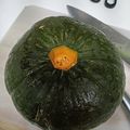 あず's cooksnap of when they made 大発明・丸ごとかぼちゃの切り方.