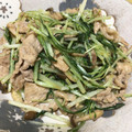 まりっコぐらし's cooksnap of when they made 水菜と豚の炒め物.
