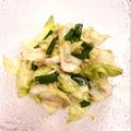 悠LOVE航's cooksnap of when they made レタスとニラとシラスのやみつきサラダ.