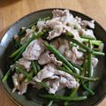 かわゆう1211's cooksnap of when they made 豚バラとニンニクの芽の炒め物.