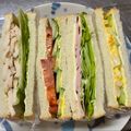 ★なみ☆'s cooksnap of when they made のせるだけ★チャーシューとレタスのサンド.