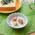 runa10's cooksnap of when they made レンジで簡単♪卵にトマトのせました.