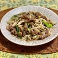 コムギ大好き's cooksnap of when they made 牛肉ともやしキノコのダシダ炒め.