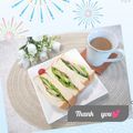 ＊naｰno＊'s cooksnap of when they made ✿ハム・チーズのサンドイッチ✿.