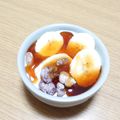 ﾋﾟﾛﾐ♡'s cooksnap of when they made 甘納豆＆バナナ＆黒蜜ヨーグルト♪.
