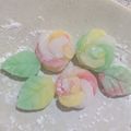 2代目dragon's cooksnap of when they made すあま風モチモチ！コロコロ可愛い♡まゆ玉.
