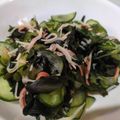 mikket's cooksnap of when they made キュウリ・ワカメ・カニカマの生姜酢の物.