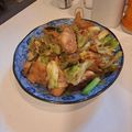 taishochan's cooksnap of when they made 鶏のみりん味噌漬け焼きの野菜炒め.