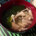 クック☆やーっ！'s cooksnap of when they made 顆粒だしで簡単！えのきとわかめのお吸物.