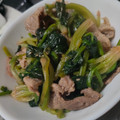 ami-rarara's cooksnap of when they made 簡単たれ使用☆豚肉とほうれん草の炒め物.