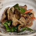 yummy?'s cooksnap of when they made 豚こま肉と椎茸・ピーマンの甘辛炒め☆弁当.