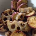 shima39's cooksnap of when they made さつまいもと蓮根の甘辛炒め.