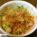 まめやっこ's cooksnap of when they made 美味！大根葉とちりめんの卵チャーハン.