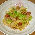 ちえきちmama's cooksnap of when they made 彩り☆キャベツ炒め.