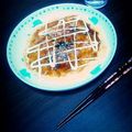 きゃん吉's cooksnap of when they made 豪快！豚ステーキ肉でお好み焼き.