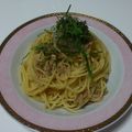 恵Jiro's cooksnap of when they made ツナ＆なめたけ＆大根おろしの和風パスタ♪.