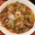 まいプー's cooksnap of when they made 秋のおすすめ☆挽き肉と白菜のさっぱり煮.