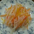 蜜茄子's cooksnap of when they made おせちの定番！ゆずの香りの三色なます.