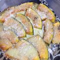 arles7's cooksnap of when they made かぼちゃのアンチョビマヨソース焼き.