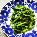 kebeibiko's cooksnap of when they made 春菊のニンニク炒め.