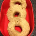 なーこりびんぐ's cooksnap of when they made パン用米粉で簡単♪きな粉入り焼きドーナツ.