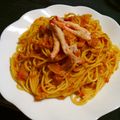 ●こうめ●'s cooksnap of when they made カニ缶とは思えない？♔カニトマトパスタ.