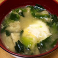 小林えりぽ's cooksnap of when they made ほうれん草と落とし卵の味噌汁.