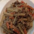 かおりんぱんだ's cooksnap of when they made 大根、蓮根、人参のゴマ油炒め.
