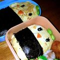 ここにな's cooksnap of when they made ふなっしー弁当なっしー.