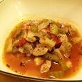 inocon's cooksnap of when they made セロリとバジルと鶏肉のトマトスープ.