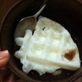 Rockochan's cooksnap of when they made ワッフルメーカーでモッフル.