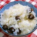 LoveKanon's cooksnap of when they made 一番簡単♪塩麹でシンプルむかごご飯.