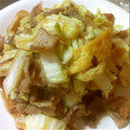 machami74's cooksnap of when they made 油揚げと白菜の豚肉炒め.