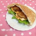 ひぃこ＊'s cooksnap of when they made お家deチキンケチャたまﾊﾞｰｶﾞｰ.