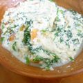 kurynamy's cooksnap of when they made にんじん葉の白和え.