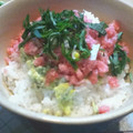 ゆぅとmama's cooksnap of when they made アボマヨまぐろたたき丼.