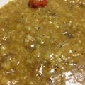 ゆっつ☆'s cooksnap of when they made 余ったお粥リメイク♪カレーチーズ粥.