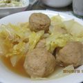 ぽんぽん堂's cooksnap of when they made 白菜と肉団子のオイスターソース煮.