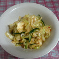 ノンタンオンマ's cooksnap of when they made きゅうりとキャベツのにんにく中華風漬物.
