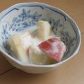 きらり流れ星's cooksnap of when they made お腹に優しい☆りんごのホットヨーグルト.