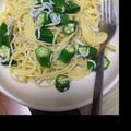 ミヤヨメ's cooksnap of when they made オクラとおじゃこの和風パスタ.